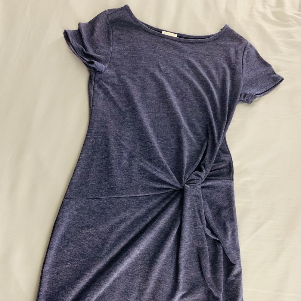 Blue Knotted Dress